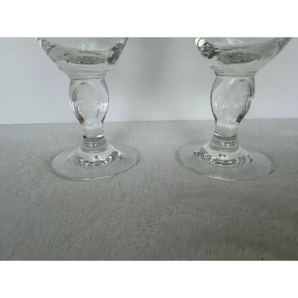 Stella Artois Beer Glasses Set of 2 Gold Rim Stemmed Chalice 33cl Barware nobox